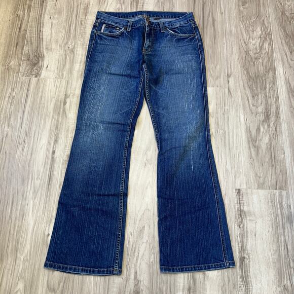 Armani Exchange Women’s Scraper Jeans Sz 8 Short Straight Leg Inseam 30 - Picture 1 of 11
